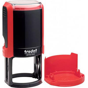 Оснастка для круглої печатки Trodat діаметр 42 мм Червоний корпус (4642 NEW червона)