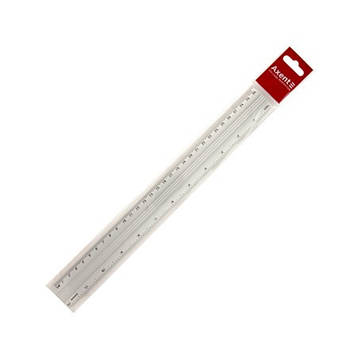 Лінійка Axent алюмінієва 30 см Срібляста (7430-A)