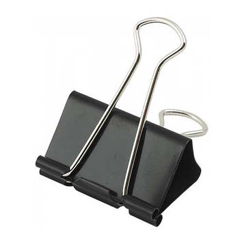 Біндери Buromax 41 мм 12 шт. Чорні (BM.5302)