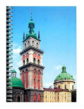 Блокнот Romus A5 96 аркушів у клітинку бокова спіраль (R44317)