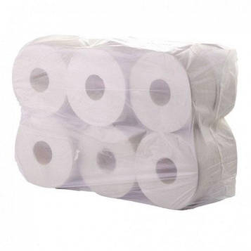 Папір туалетний Clean Point Джамбо одношаровий білий 120 м 12 шт. (1.120.0)