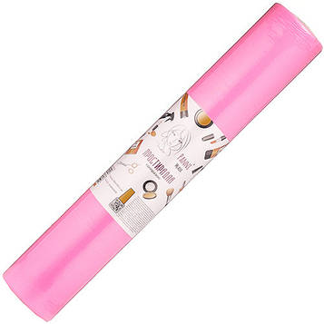 Простирадла одноразові Panni Mlada 0,6х100 м 20г/м2 зі спанбонду Рожеві (20019030040)