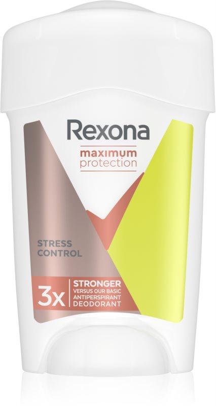 Жіночий кремовий антиперспірант дезодорант Rexona Maximum Protection Stress Control, 96 годин захист від поту