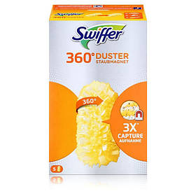 Запаски Свиффер для прибирання пилу телескопічна Swiffer 360 duster staubmagnet, Піпідастр Swiffer 360°