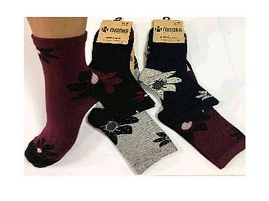 Шкарпетки жіночі арт. 0327,бавовна, в асорт. р.36-40 1пар ТМ MINORA