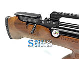 Пневматична гвинтівка PCP Hatsan FlashPup-W Set 4.5мм 30 Дж (з насосом Hatsan та прицілом 4x32), фото 5