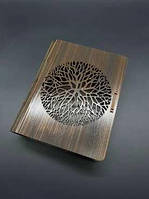 Дерев'яна скринька з фанери з різьбленням для купюр та прикрас декоративна 20х17х6см / Дерев'яна скринька з фанери з різьбленням