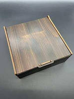 Скринька-купюрниця з фанери. 18х18х7см / Скринька-купюрниця з фанери. 18х18х7см