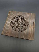 Шкатулка-купюрниця дерев'яна з фанери із різьбленням для грошей та прикрас 22,5х21х3,5см / Шкатулка-купюрниця дерев'яна з фанери