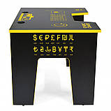 Геймерський стіл Generic Gamer 3 Office Boss Black/Yellow, фото 4