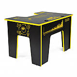 Геймерський стіл Generic Gamer 3 Office Boss Black/Yellow, фото 7