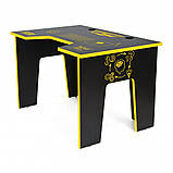 Геймерський стіл Generic Gamer 3 Office Boss Black/Yellow, фото 8