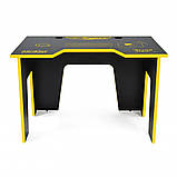 Геймерський стіл Generic Gamer 3 Office Boss Black/Yellow, фото 9