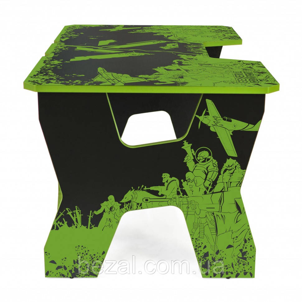 Сучасний геймерський стіл Generic Gamer Green Tatu