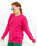 Малиновий жіночий светр, фото 2