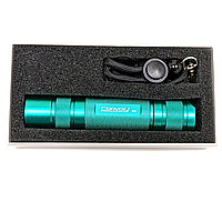 Ліхтарик Convoy S2+ SST40 5000К 12 груп режимів, подарункове паковання Зелений