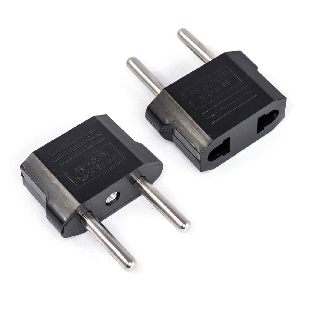 Переходник с американской на европейскую вилку (US to EU), 220В 6А (ID ...