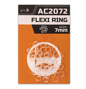 Силіконові кільця для пучковяза пелетсу та мотиля 7 мм 30 шт ORANGE