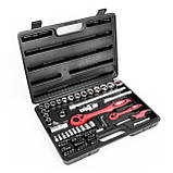 Набір інструментів професійний, 1/2" & 1/4", 72 од. CrV INTERTOOL ET-6072 mst mst, фото 4