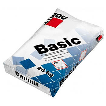 Клейова суміш для плитки Baumit Basic 25kg