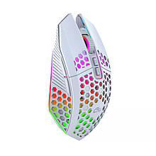 Миша бездротова безшумна з підсвіткою Sundy X801 White