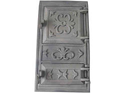 Дверцята чавунні cуцільні Квітка 270х490 ТМ ВОДОЛІЙ-ЯП