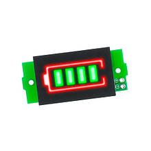 Модуль LED індикації 1S-8S рівня заряду Li-ion акумуляторів, зелений