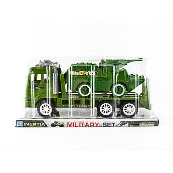 Трейлер камаз військовий з танком military series військовий транспорт (102856)
