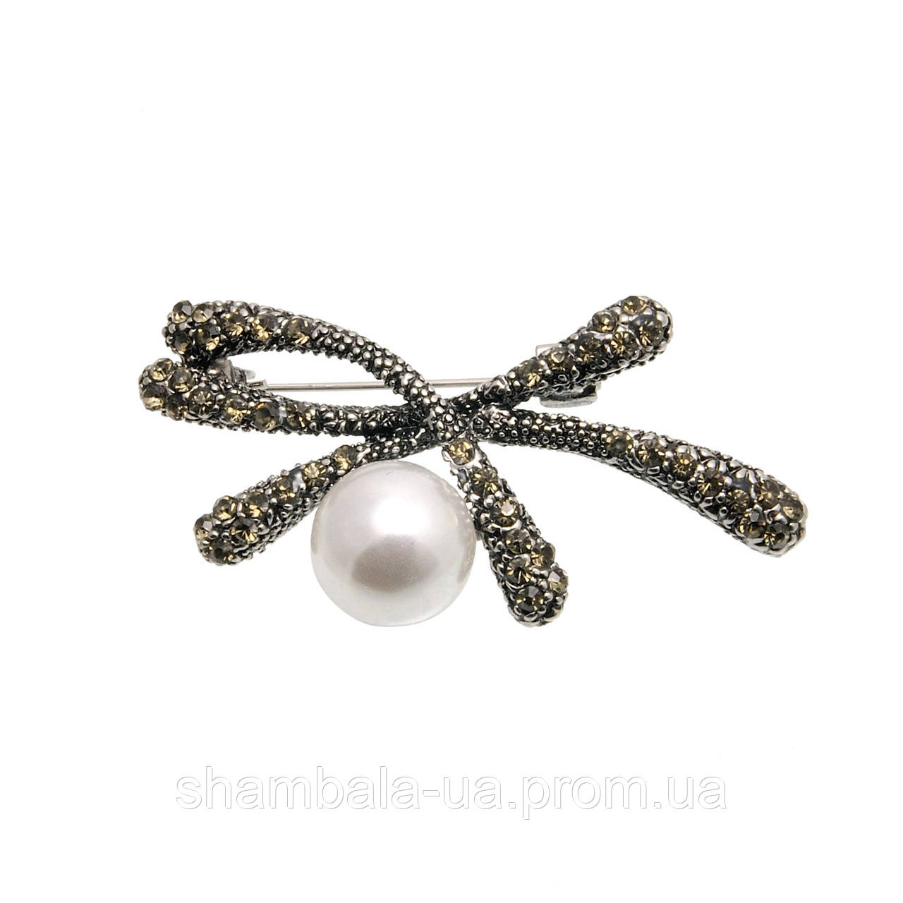 Брошка Fashion Jewerly "З перлами" (074948)