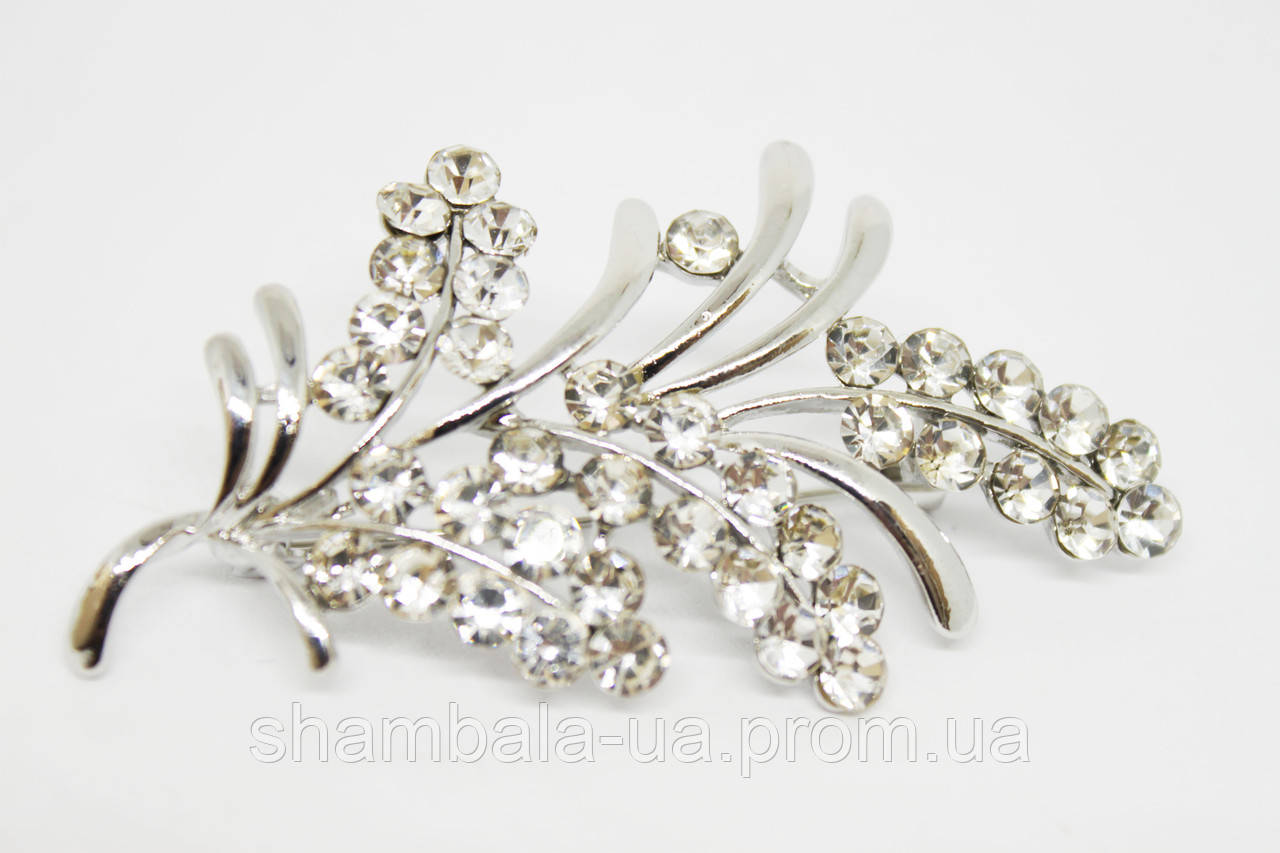 Брошка Fashion Jewerly "Silver branch" (081441)