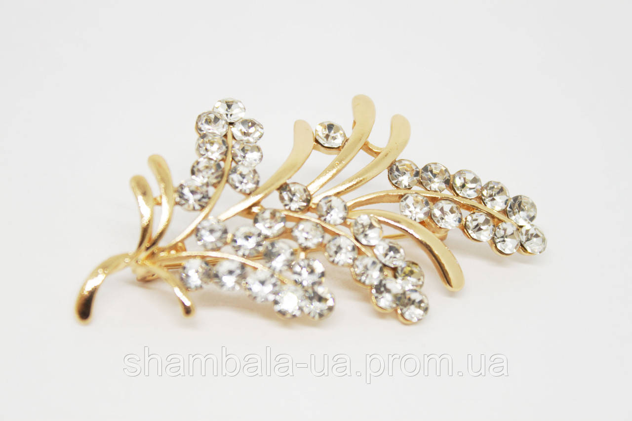 Брошка Fashion Jewerly "Golden branch" (081441)