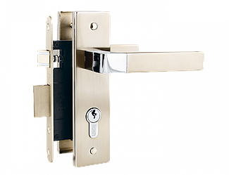 Комплект Ручки на планці MVM/ LINDE A-2004 PZ SN/CP нікель/хром