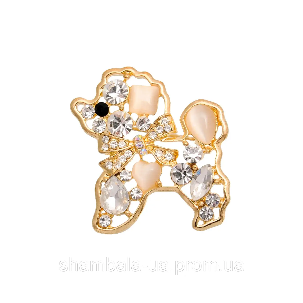 Брошка Fashion Jewerly "Собачка" (041124)