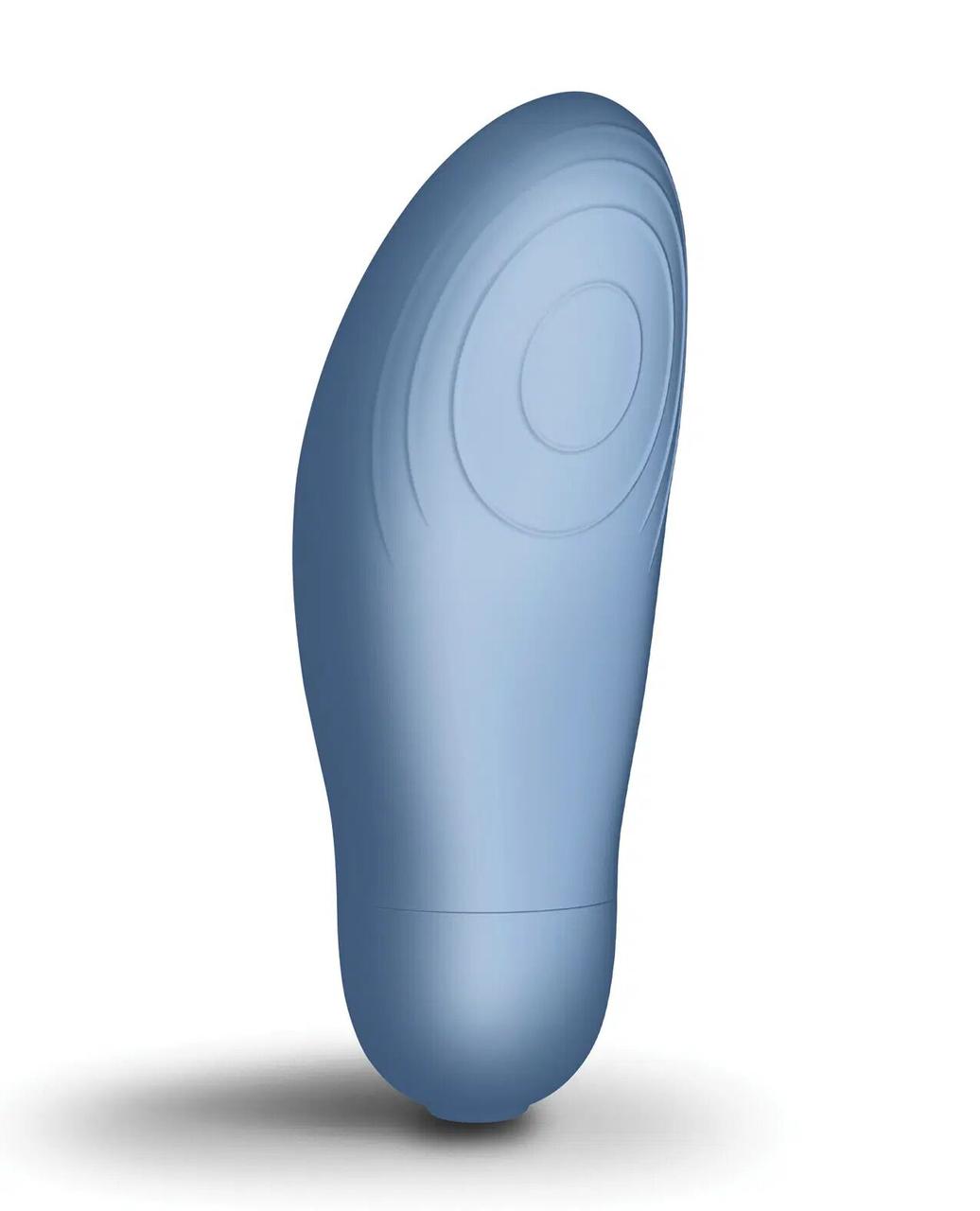 Кліторальний вібратор SugarBoo Blue Bae, працює від батарейок (у комплекті), фото 1