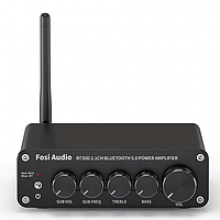 Усилитель звука Fosi Audio BT30D. Bluetooth 5.0, 2x50W+100W (код 1243580)