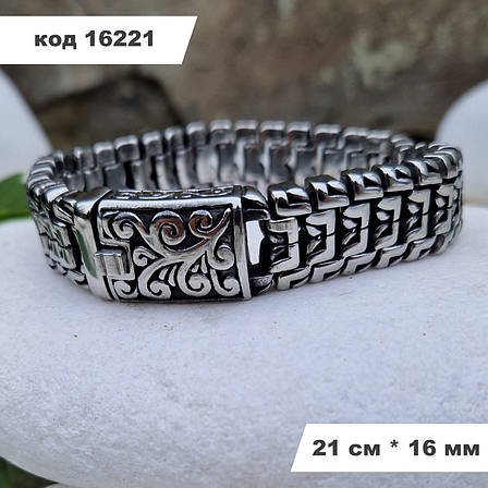 Масивний чоловічий браслет | Браслет із нержавіючої сталі Stainless Steel, фото 1