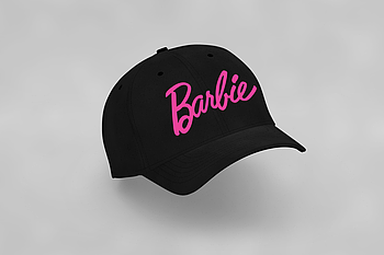 Бейсболка жіноча чорна  "Barbie"