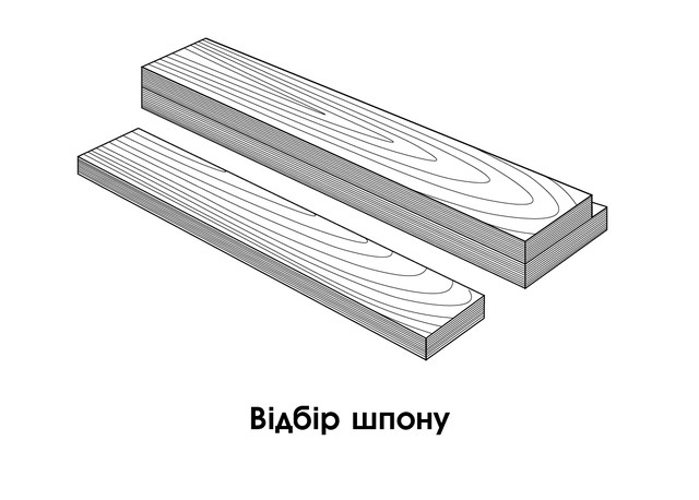 Відбір шпону Анегрі