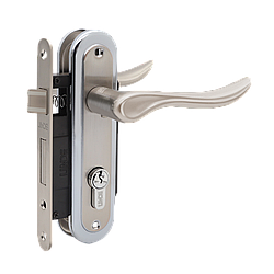 Комплект Ручки на планці MVM/ LINDE A-1295 PZ SN/CP нікель/хром