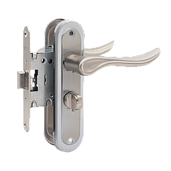 Комплект Ручки на планці MVM/ LINDE A-1295 WC SN/CP нікель/хром