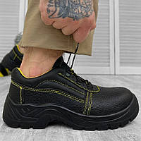 Рабочие ботинки с металлическим носком, строительныес защитным