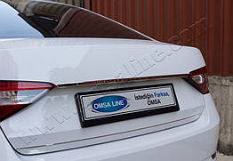Планка над номером Sedan для Omsa Line Skoda Superb 2015-2024 рр. Нержавіюча сталь