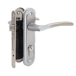 Комплект Ручки на планці MVM/ LINDE A-1210 PZ SN/CP нікель/хром