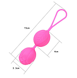 Кульки Кегеля Sex Toys (Фіолетові). Вагінальні кульки зі зміщеним центром.Тренажер для м'язів тазового дна, фото 7