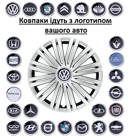 Автомобільні ковпаки SKS 200 R14 к-т 4 шт. Ковпаки на диски з логотипом авто
