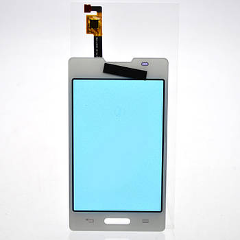 Тачскрін (Сенсор) LG E440 Optimus L4 II White HC