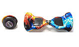 Гіроскутер Elite Lux 10" дюймів колір вогонь та лід, самоболанс, підсвічування коліс, фото 2