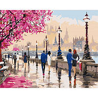 Картина по номерам Brushme Прогулка по романтическому Лондону 40*50, BS52784