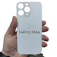 Крышка корпуса Iphone 14 Pro Max белая с большим вырезом под камеру