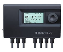 12M EUROSTER Погодозалежний термоконтроллер змішувального клапана. керує електроприводом і насосом